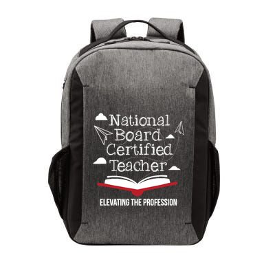 National Board Certified Teacher Open Book Airplane Vector Backpack
