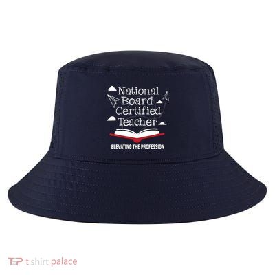 National Board Certified Teacher Open Book Airplane Cool Comfort Performance Bucket Hat