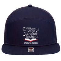 National Board Certified Teacher Open Book Airplane 7 Panel Mesh Trucker Snapback Hat