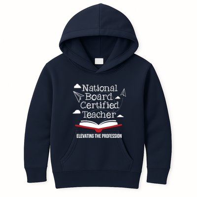National Board Certified Teacher Open Book Airplane Kids Hoodie