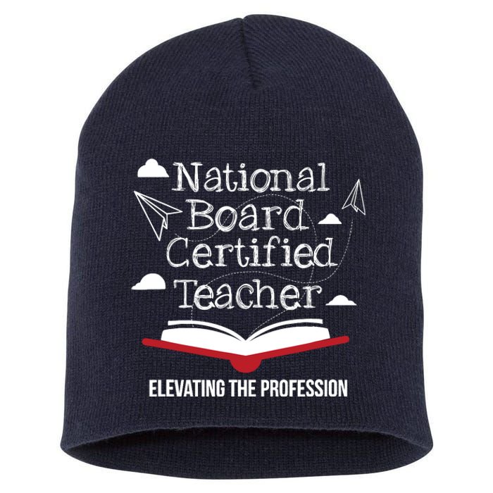 National Board Certified Teacher Open Book Airplane Short Acrylic Beanie