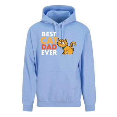 Novelty Best Cat Dad Ever Cat Lover Cute Gift Unisex Surf Hoodie