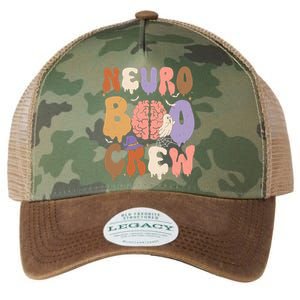 Neuro Boo Crew Halloween Neuro Nurse Neurology Nurse Ghost Legacy Tie Dye Trucker Hat