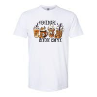 Nightmare Before Coffee Pumpkin Spice Halloween Costume Softstyle CVC T-Shirt