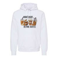 Nightmare Before Coffee Pumpkin Spice Halloween Costume Premium Hoodie