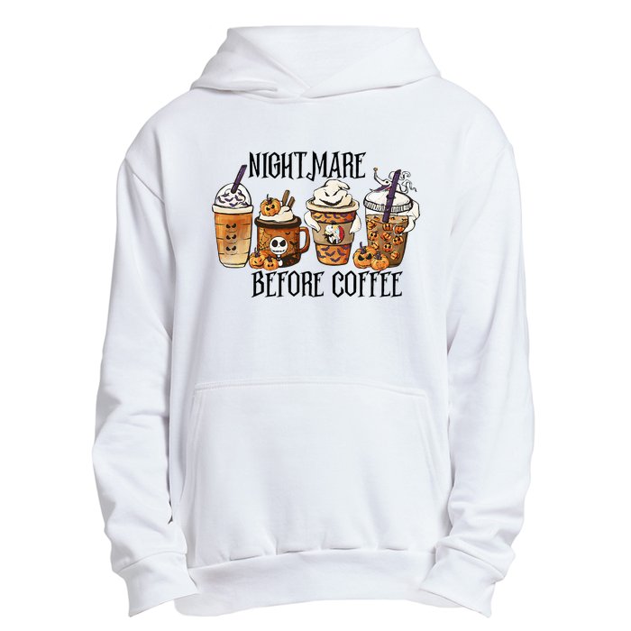 Nightmare Before Coffee Pumpkin Spice Halloween Costume Urban Pullover Hoodie