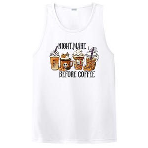 Nightmare Before Coffee Pumpkin Spice Halloween Costume PosiCharge Competitor Tank