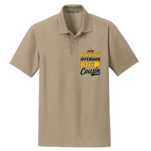 Nacho Big Cousin Design Cousin Crew Gift Dry Zone Grid Polo