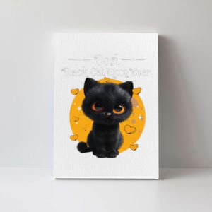 National Black Cat Day Best Black Cat Mom Ever Kitty Kitten Canvas