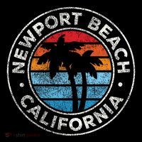 Newport Beach California 16 in Basic Backpack