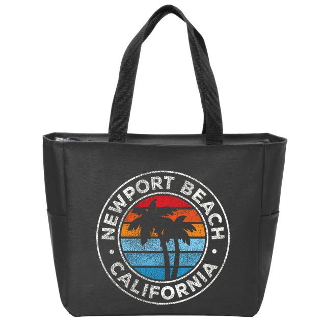 Newport Beach California Zip Tote Bag