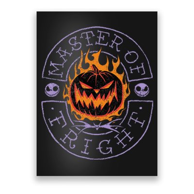 Nightmare Before Christmas Halloween Decor Master of Fright Poster