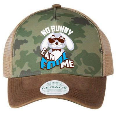 No Bunny Can Fool Me Happy Easter Cute Gift Legacy Tie Dye Trucker Hat