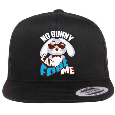 No Bunny Can Fool Me Happy Easter Cute Gift Flatbill Hat