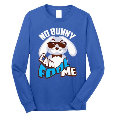 No Bunny Can Fool Me Happy Easter Cute Gift Long Sleeve Shirt