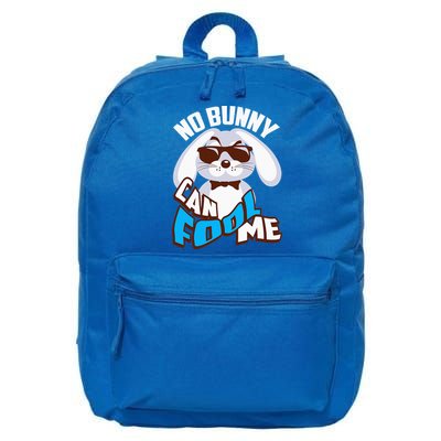 No Bunny Can Fool Me Happy Easter Cute Gift 16 in Basic Backpack