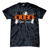 Nicu Boo Crew Ghost Pumpkin Costume Nicu Nurse Halloween Tie-Dye T-Shirt