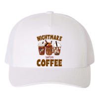 Nightmare Before Coffee Funny Halloween Yupoong Adult 5-Panel Trucker Hat