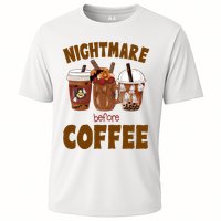 Nightmare Before Coffee Funny Halloween Cooling Performance Crew T-Shirt