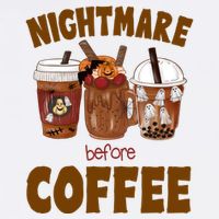 Nightmare Before Coffee Funny Halloween Cooling Performance Crew T-Shirt