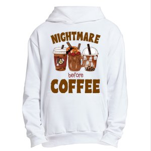 Nightmare Before Coffee Funny Halloween Urban Pullover Hoodie