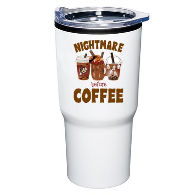 Nightmare Before Coffee Funny Halloween Tumbler