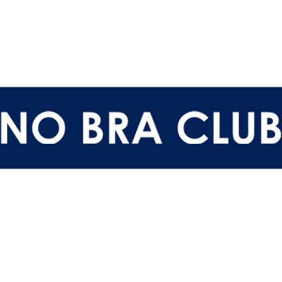 No Bra Club Bumper Sticker