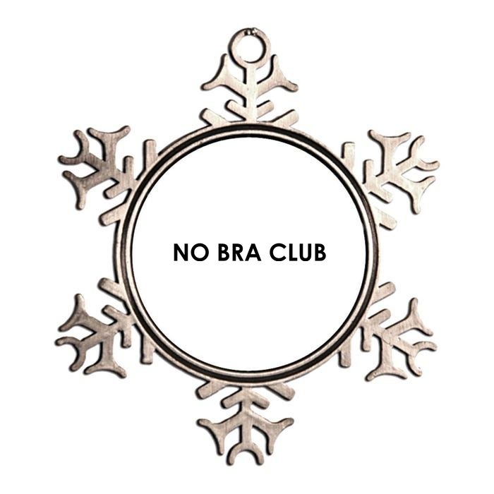 No Bra Club Metallic Star Ornament