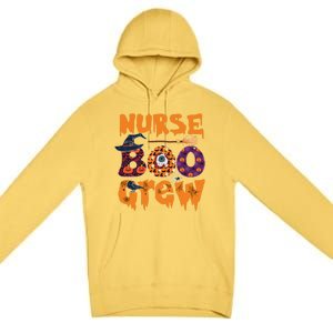 Nursing Boo Crew Halloween Nursing Funny Lover Gift Premium Pullover Hoodie