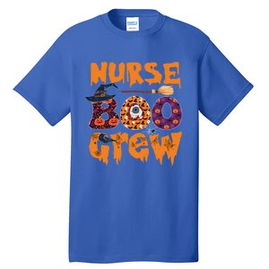 Nursing Boo Crew Halloween Nursing Funny Lover Gift Tall T-Shirt