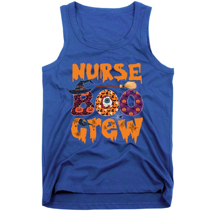 Nursing Boo Crew Halloween Nursing Funny Lover Gift Tank Top