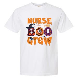 Nursing Boo Crew Halloween Nursing Funny Lover Gift Garment-Dyed Heavyweight T-Shirt