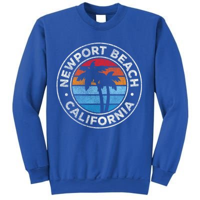 Newport Beach California Ca Vintage Graphic Retro 70s Cute Gift Sweatshirt