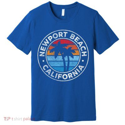 Newport Beach California Ca Vintage Graphic Retro 70s Cute Gift Premium T-Shirt