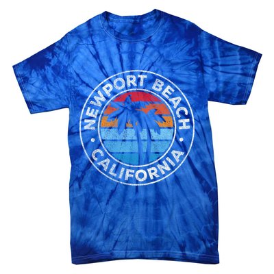 Newport Beach California Ca Vintage Graphic Retro 70s Cute Gift Tie-Dye T-Shirt