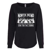 North Bend Come For The Mountains Stay For The Zebras Womens California Wash Sweatshirt