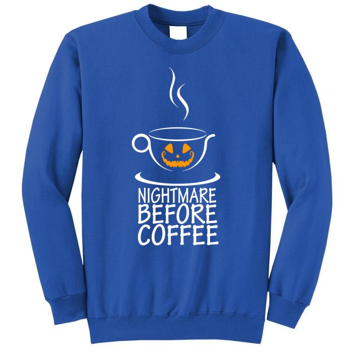 Nightmare Before Coffee Halloween Gift Sweatshirt