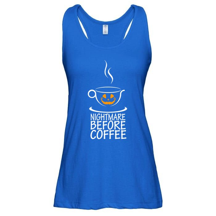 Nightmare Before Coffee Halloween Gift Ladies Essential Flowy Tank