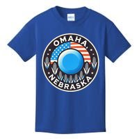 Nebraska Blue Dot Democratic 2nd District Omaha Kamala 2024 Gift Kids T-Shirt