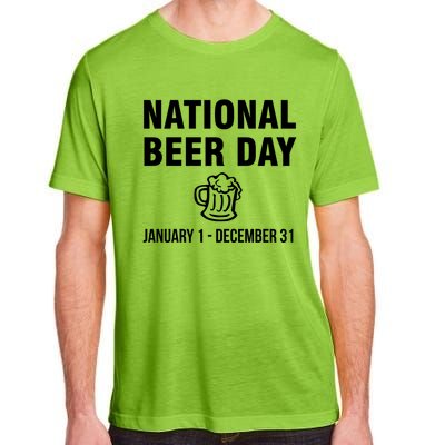 National Beer Day January 1 To December 31 Gift Adult ChromaSoft Performance T-Shirt