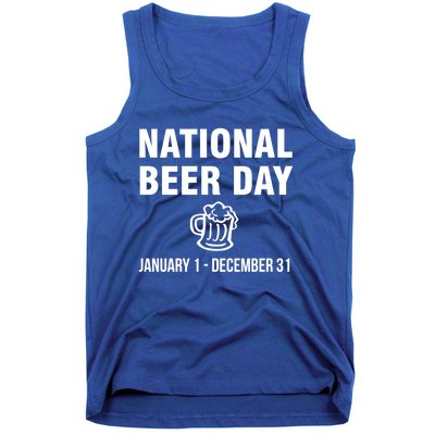 National Beer Day January 1 To December 31 Gift Tank Top