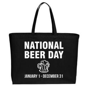 National Beer Day January 1 To December 31 Gift Cotton Canvas Jumbo Tote