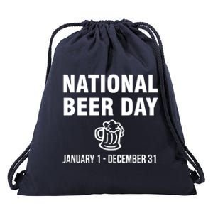 National Beer Day January 1 To December 31 Gift Drawstring Bag