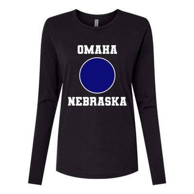 Nebraska Blue Dot Democratic 2nd District Omaha Meaningful Gift Womens Cotton Relaxed Long Sleeve T-Shirt