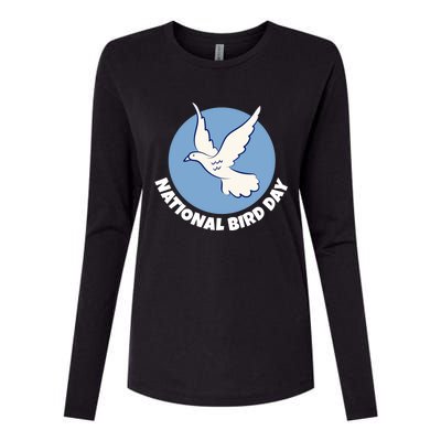 National Bird Day Funny Gift Bird Lover Birder Funny Gift Cool Gift Womens Cotton Relaxed Long Sleeve T-Shirt