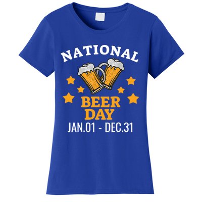 National Beer Day January 1st To December 31st Ing Gift Women's T-Shirt