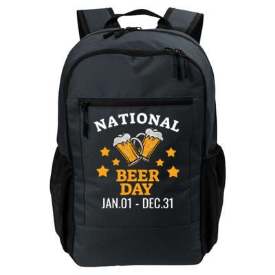 National Beer Day January 1st To December 31st Ing Gift Daily Commute Backpack