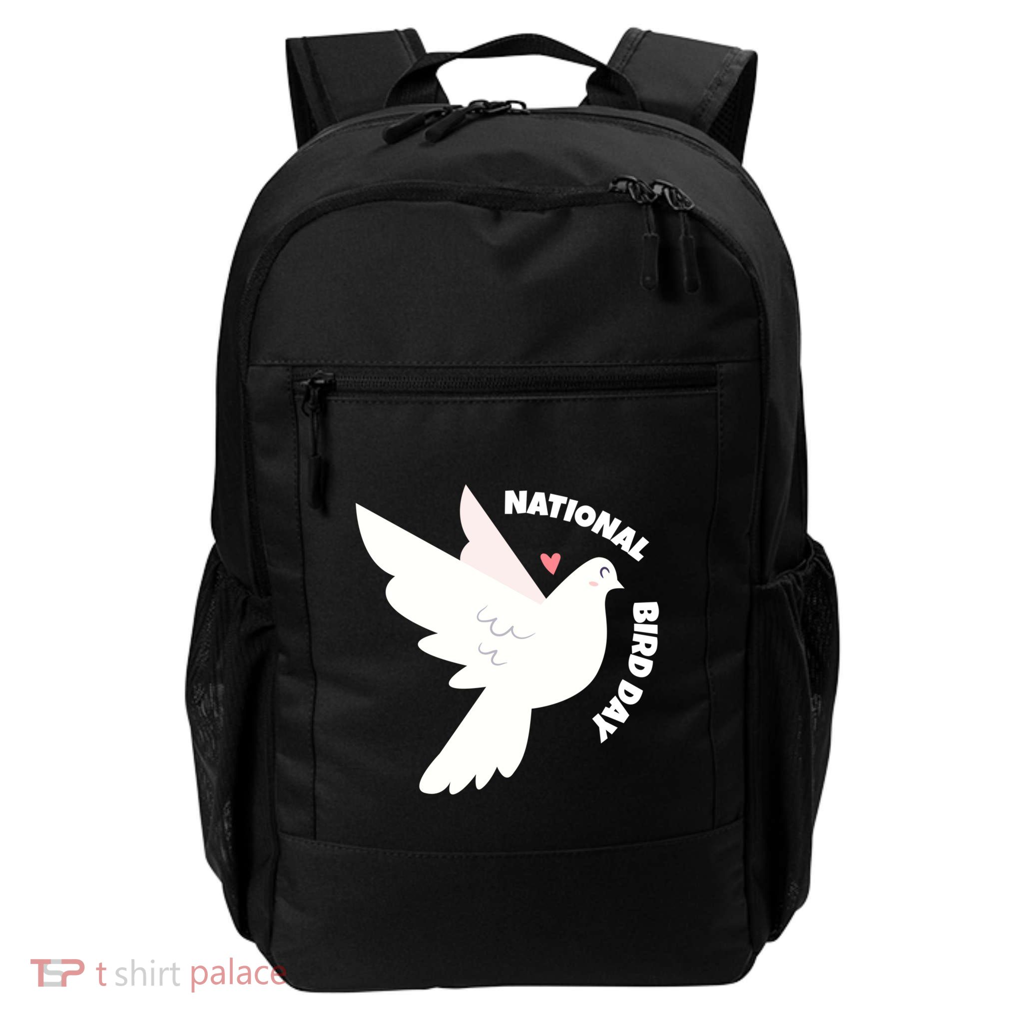 National Bird Day Gift Bird Lover Birder Funny Gift Backpack