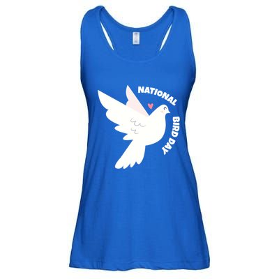 National Bird Day Gift Bird Lover Birder Funny Gift Ladies Essential Flowy Tank
