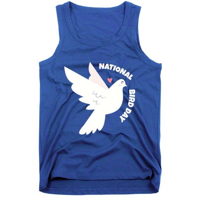 National Bird Day Gift Bird Lover Birder Funny Gift Tank Top